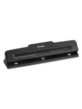 Swingline 3 Hole Punch, 10 Sheet Capacity Three Hole Puncher 3 Ring, Adjustable